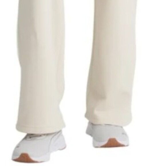 Women's Puma Plus Size Fleece Straight Wide Leg Fleece Pants - Tan - XXL - NWT - Picture 4 of 4